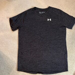 Under Armour Boys Charcoal Short Sleeve Tee